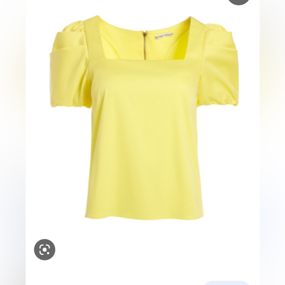 ALICE + OLIVIA
BERNICE PUFF SLEEVE TOP YELLOW
S/P $265